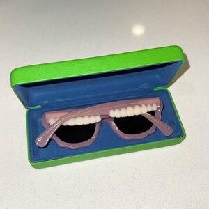 Fashion Brand Company Pink Teeth Sunglasses